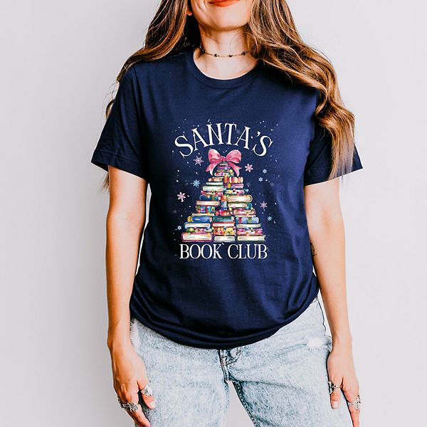 

Футболка с коротким рукавом Santa's Book Club Simply Sage Market, True Navy, Зеленый, Футболка с коротким рукавом Santa's Book Club Simply Sage Market, True Navy