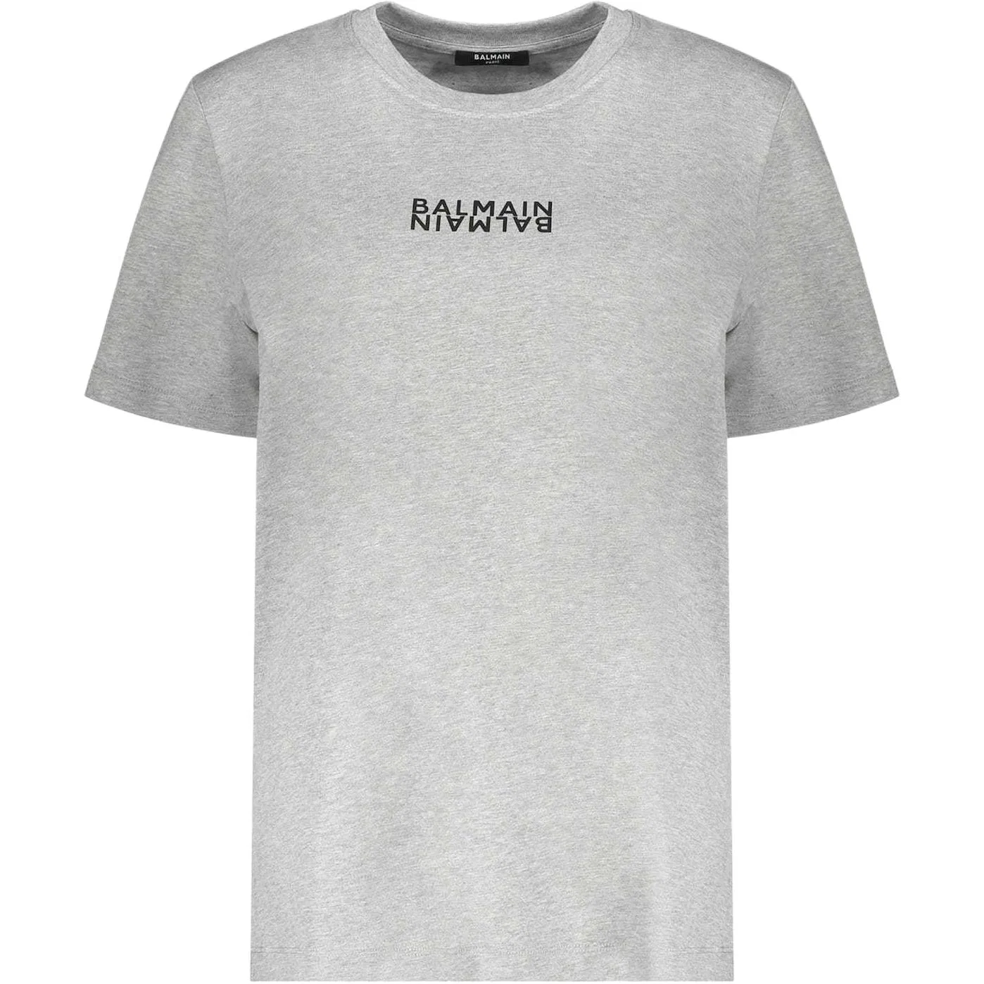 Футболка с логотипом BALMAIN, Gray