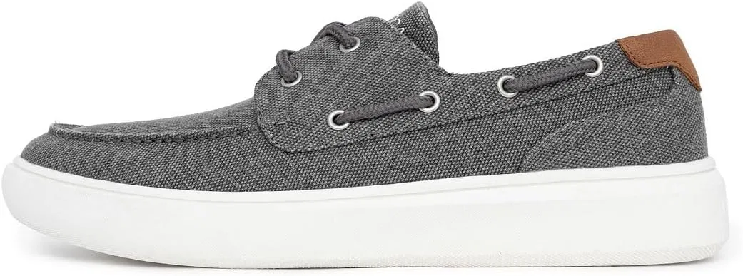 Лоферы Nautica Boat Shoe Moccasin, серый канвас — фото 2