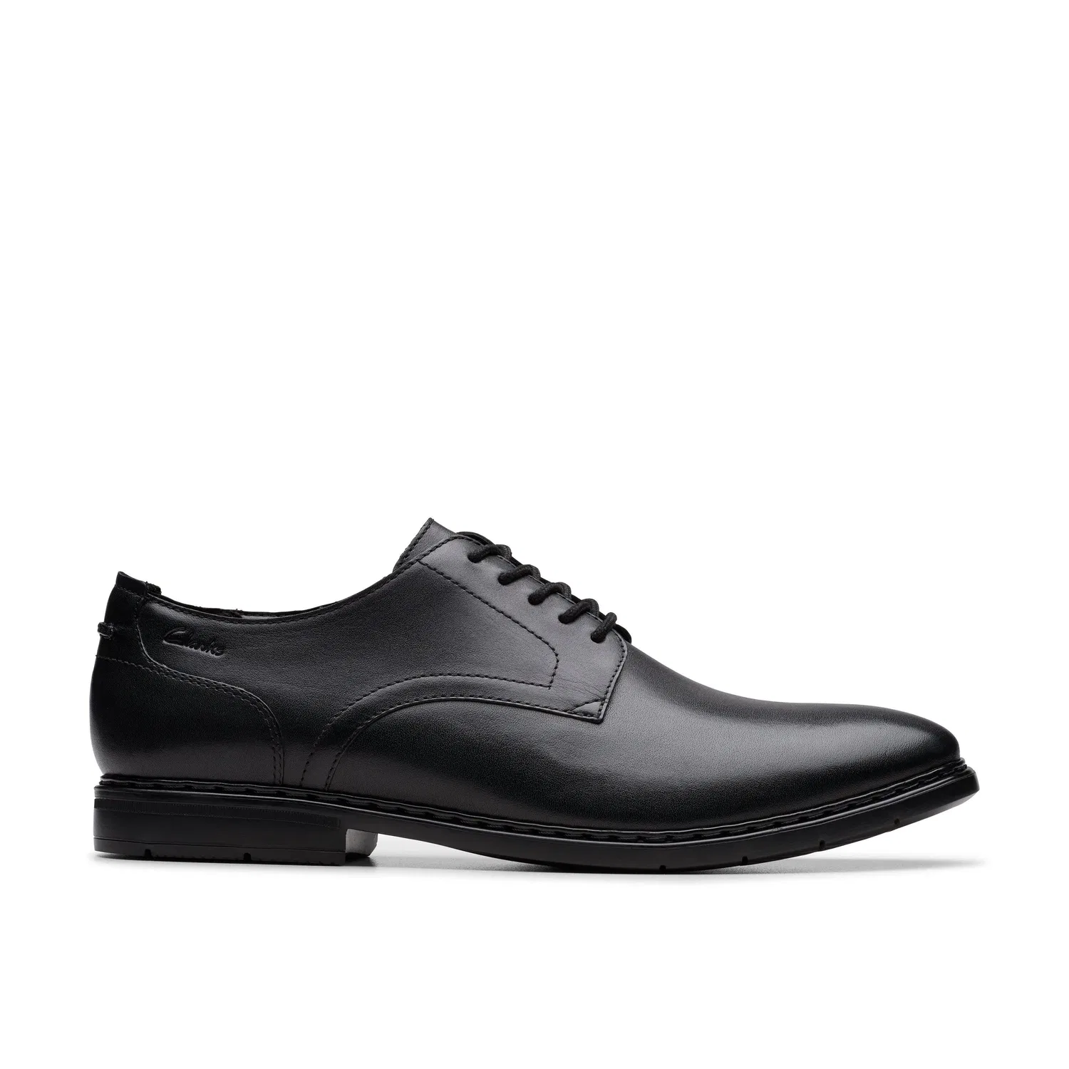 Дерби из кожи Banbury Derby Clarks, черный