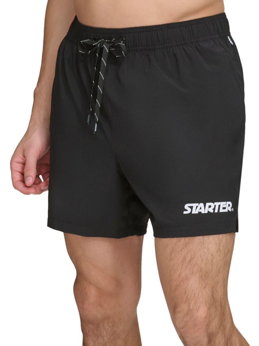 

Шорты со шнурком и обычным кроем Starter, черный