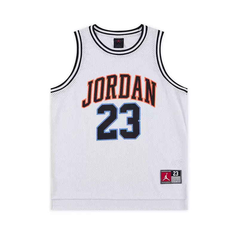 Майка 23 для детей 3-7 лет Jordan, белый