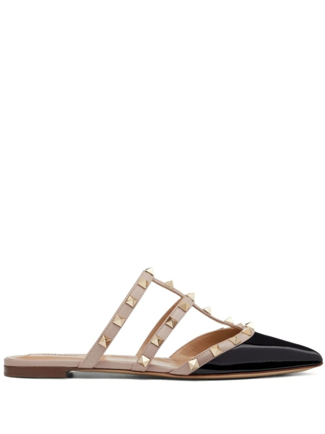 Valentino Garavani слиперы Rockstud, черный