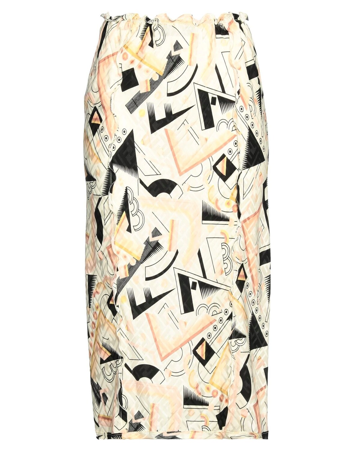 

Юбка Fendi, кремовый