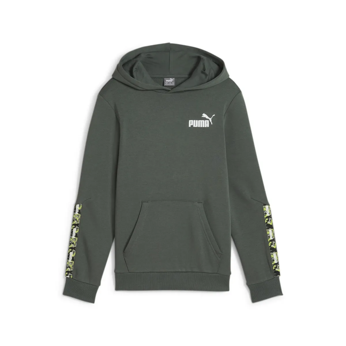 

Толстовка PUMA с капюшоном "ESS TAPE CAMO HOODIE TR B", серый