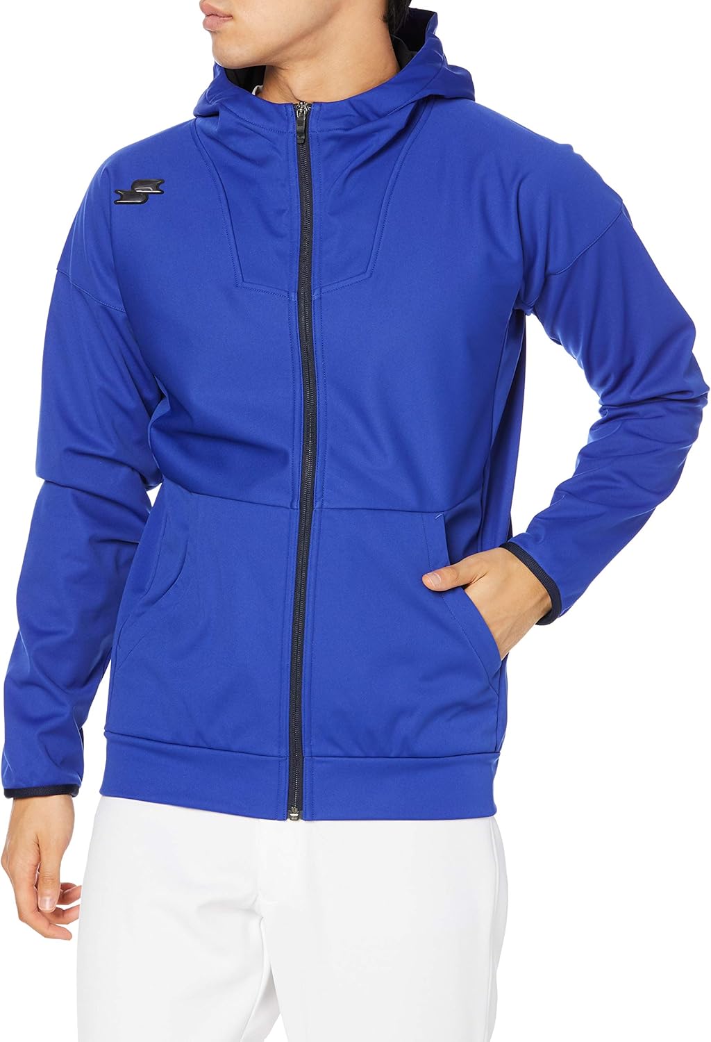 

Мужская толстовка с длинным рукавом и застежкой-молнией SSK Bonding Sweat Hoodie, синий