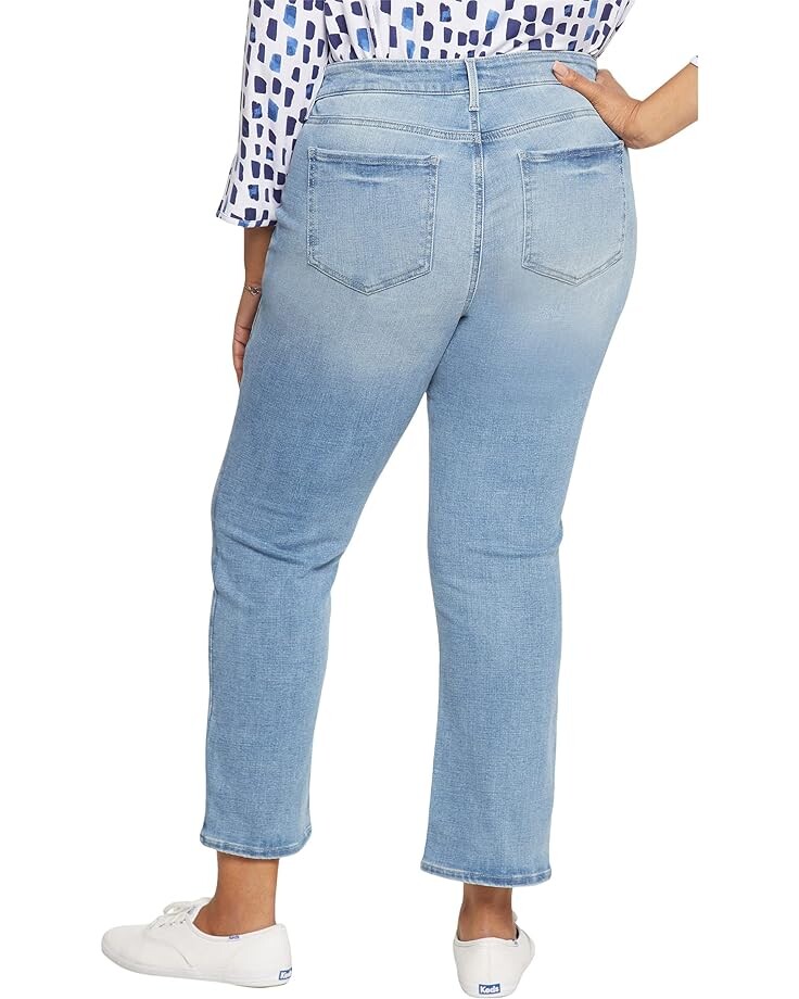 

Джинсы Nydj Plus Size Marilyn Straight Ankle in Easley, цвет Easley
