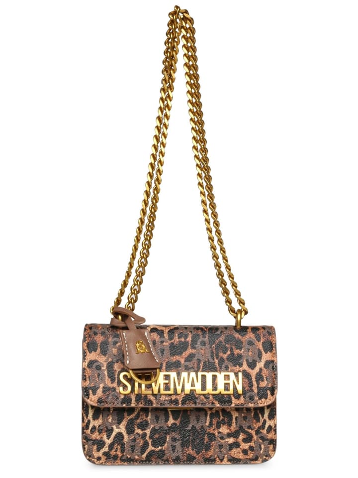 

Наплечная сумка Steve Madden, цвет leopard