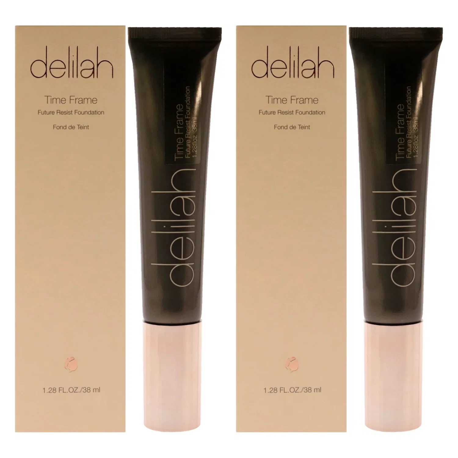 Тональный крем Future Resist SPF 20 - Buttermilk от Delilah для женщин - 37 г - упаковка из 2 штук, коричневый