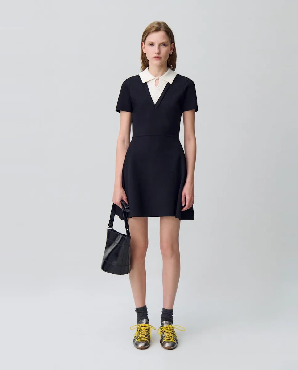 

Короткое платье скейтер Claudie Pierlot, черный