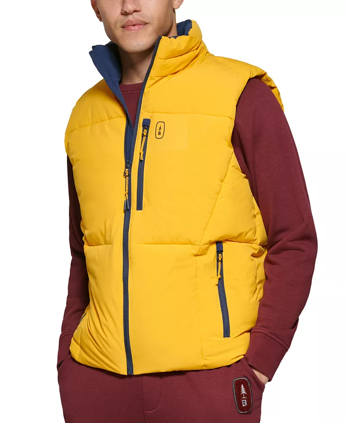 

Мужская утепленная стеганая жилетка Glacier на молнии для походов BASS OUTDOOR, зеленый