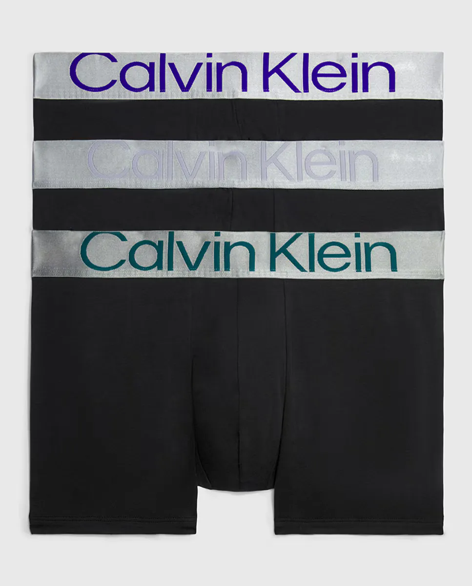 

Набор из 3 боксеров - Сталь Хлопок Calvin Klein, чёрный