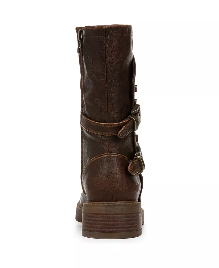 Женские ботинки Venice Mid Calf на устойчивом каблуке Blowfish Malibu, коричневый — фото 3