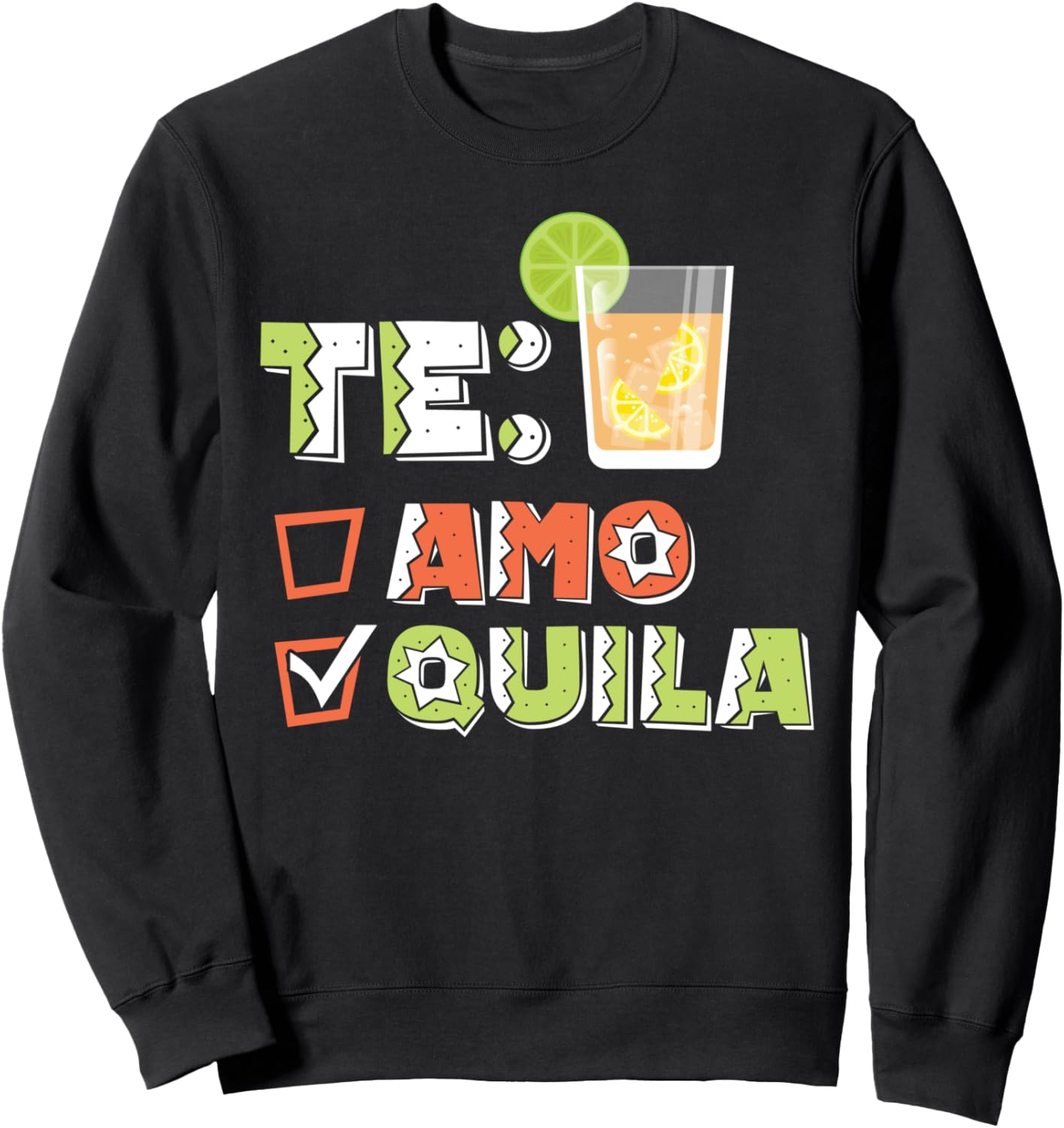 

Толстовка Cinco de Mayo Tequila Lime Te Amo Mexican Fiesta Costume Party Jd0, черный