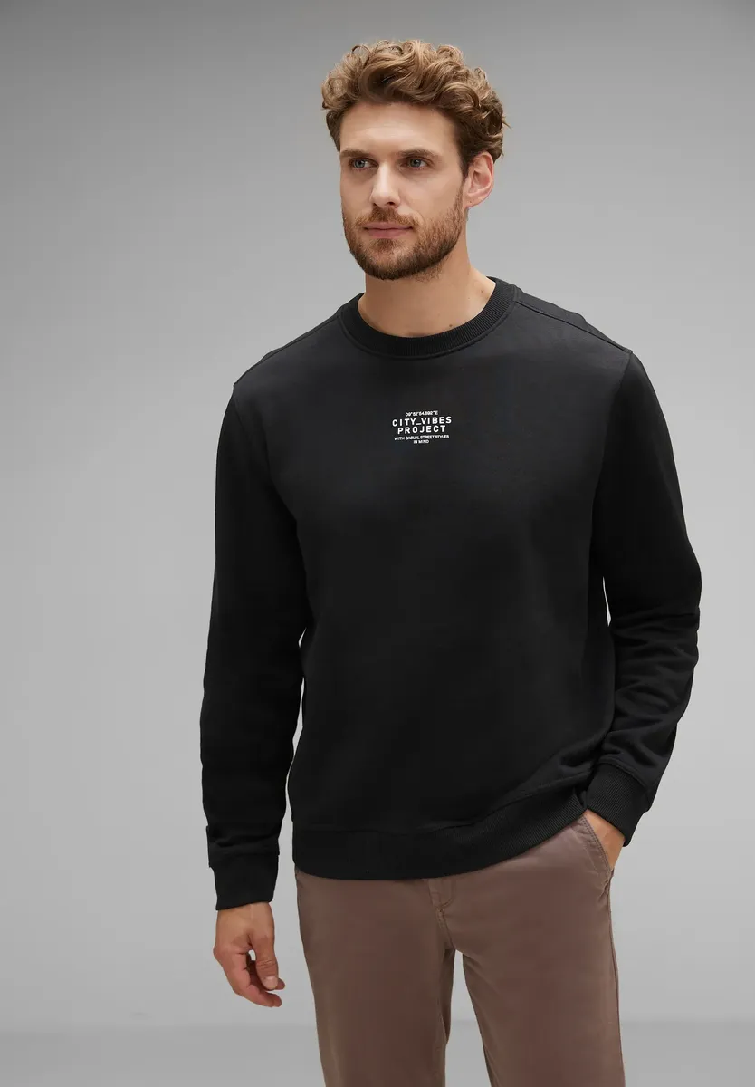 

Толстовка STREET ONE MEN, удобная посадка, черный
