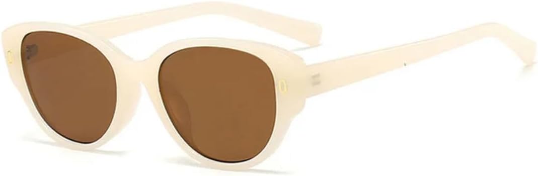 

Солнцезащитные очки с защитой UV400 | «Кошачий глаз», легкая оправа, цветные линзы | для женщин и мужчин, для занятий спортом на открытом воздухе и вождения DSVIGF, Jelly Yellow Brown