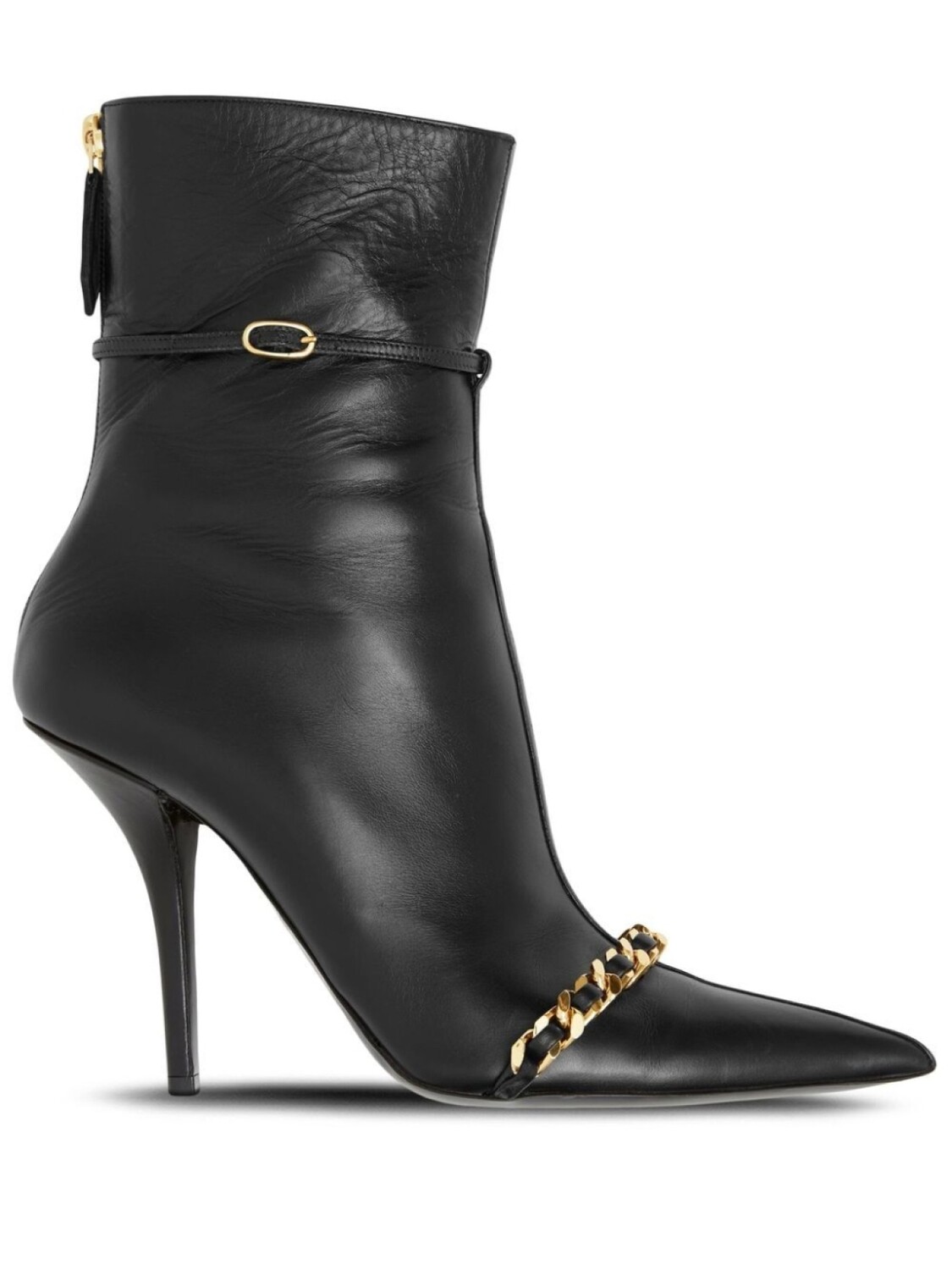 

Burberry ботильоны с цепочками, черный