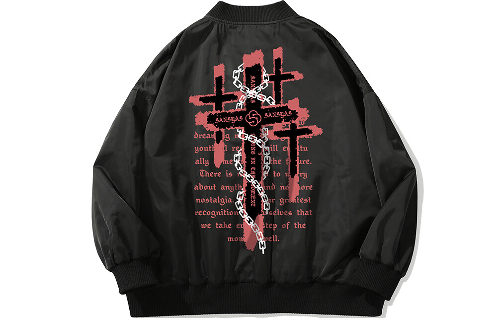 

Kimura Sansha Бейсбольная куртка унисекс SANSYAS, Черный