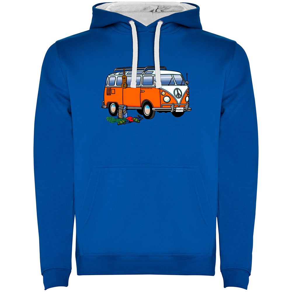 

Худи Kruskis Hippie Van Climbing Two-Colour, синий