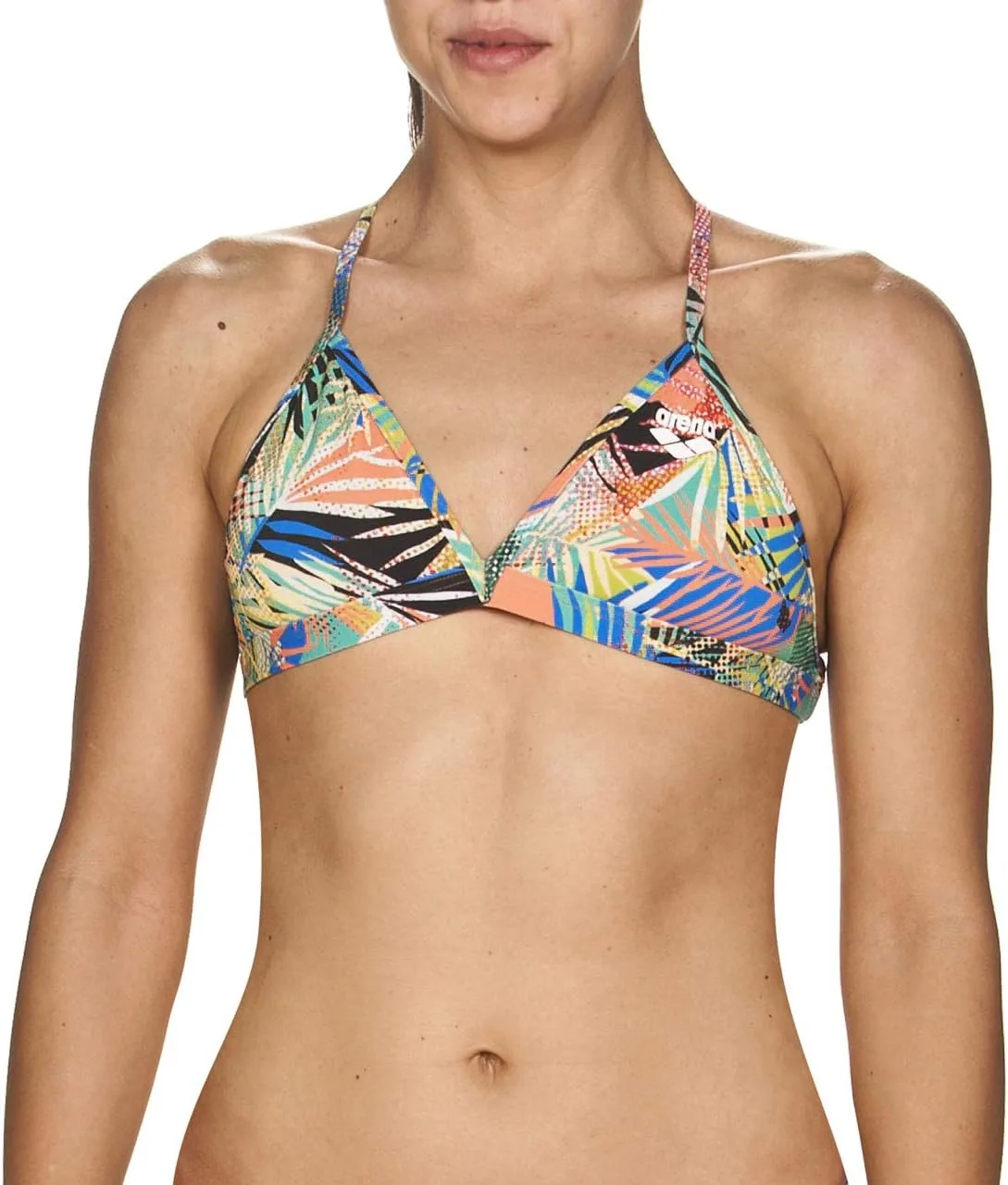 

Купальник Arena женский с цветочным принтом и завязками на спине