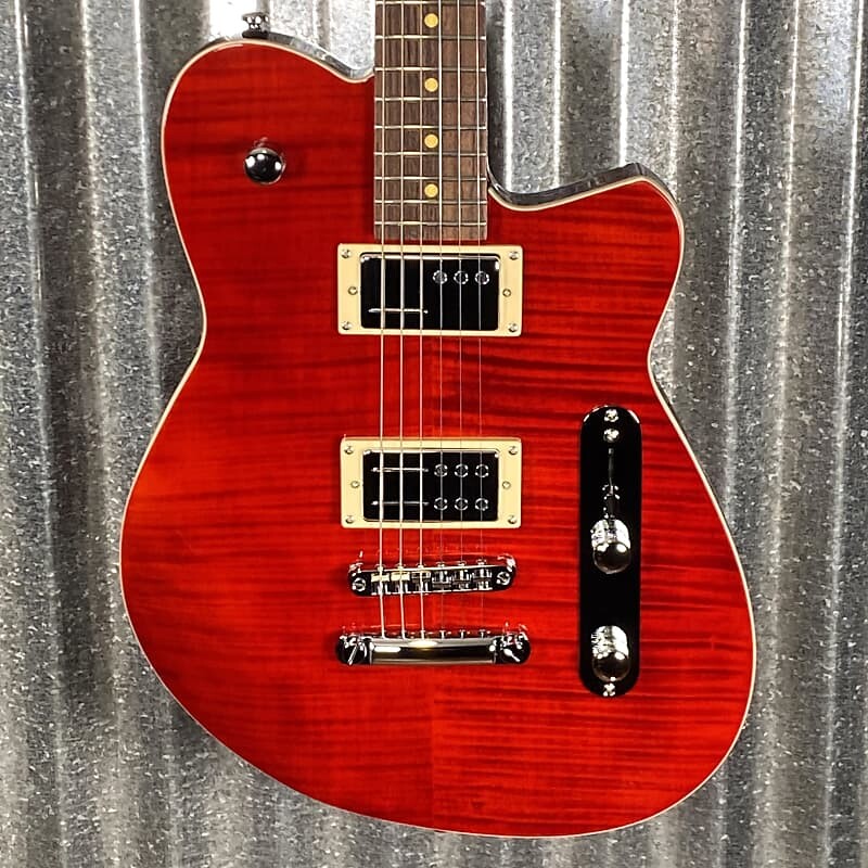 

Электрогитара Reverend Charger RA Transparent Wine Red Guitar #59409