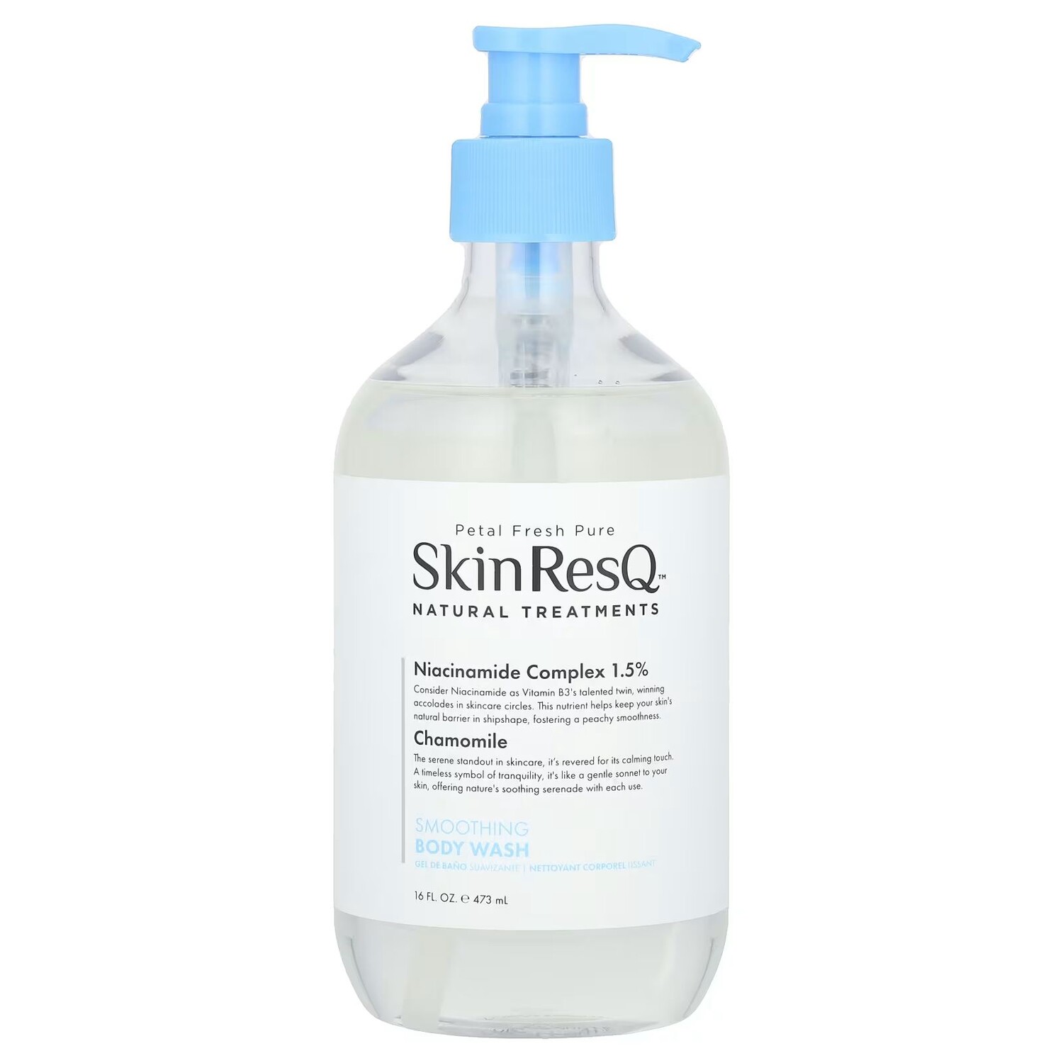 

Skin ResQ Natural Treatments, Разглаживающий гель для тела, 16 жидких унций (473 мл) Petal Fresh