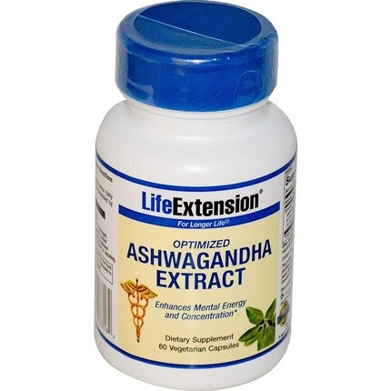 

Life Extension Оптимизированный экстракт ашваганды 60 вегетарианских капсул