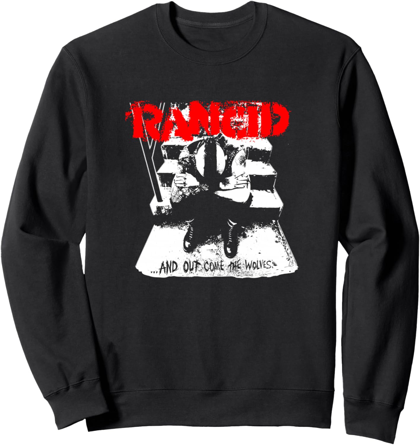 

Rancid - Официальная продукция - Толстовка And Out Come The Wolves, черный