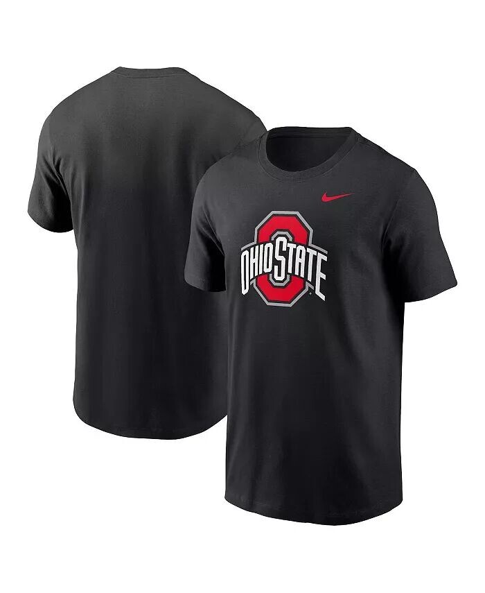 Мужская футболка с логотипом Ohio State Buckeyes Primetime Evergreen Nike, серый