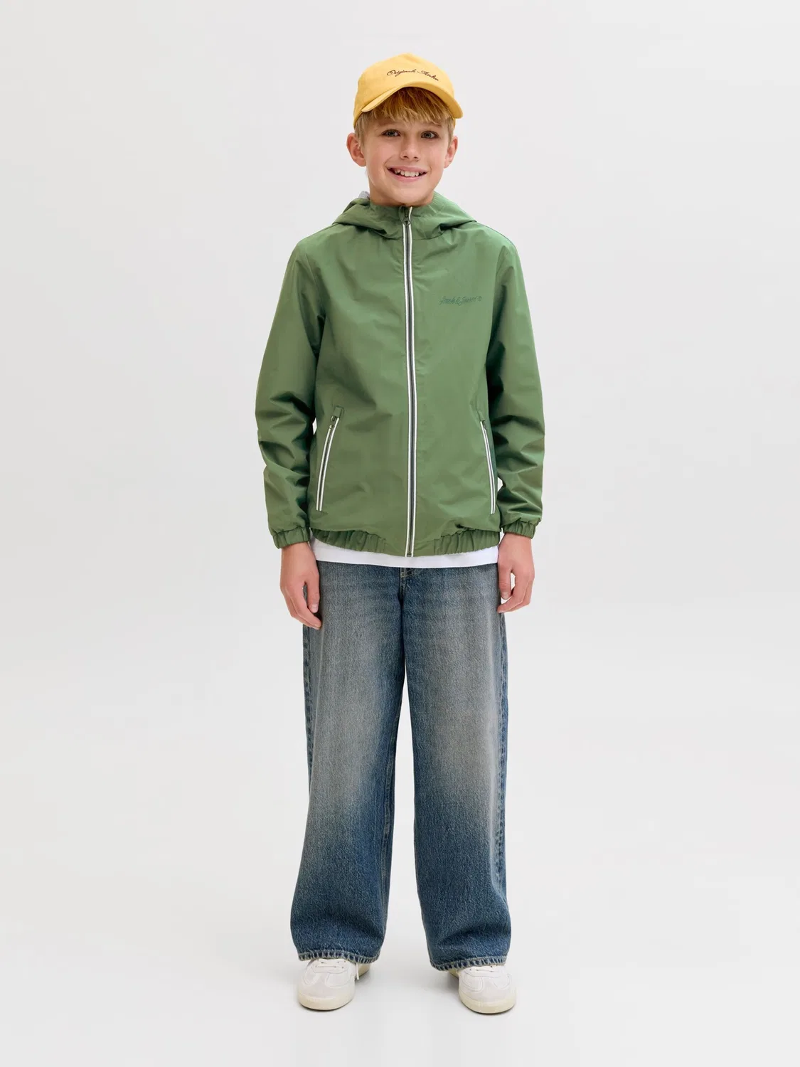 Куртка межсезонья Jack & Jones Junior, Green — фото 4