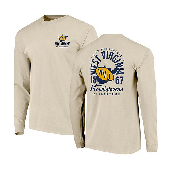 

Мужская футболка с длинным рукавом Comfort Colors с принтом талисмана West Virginia Mountaineers Image One