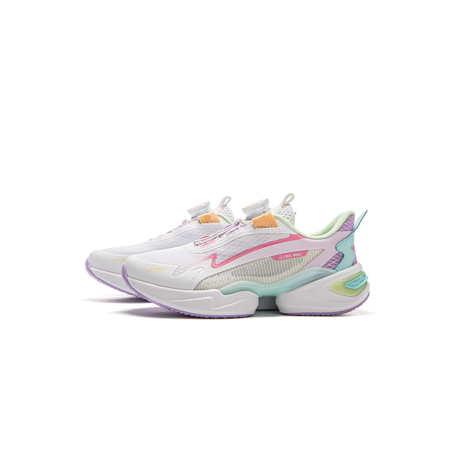 LINING YOUNG Детские повседневные кроссовки Sports Life Collection Standard White/Vero Rose Purple — фото 4