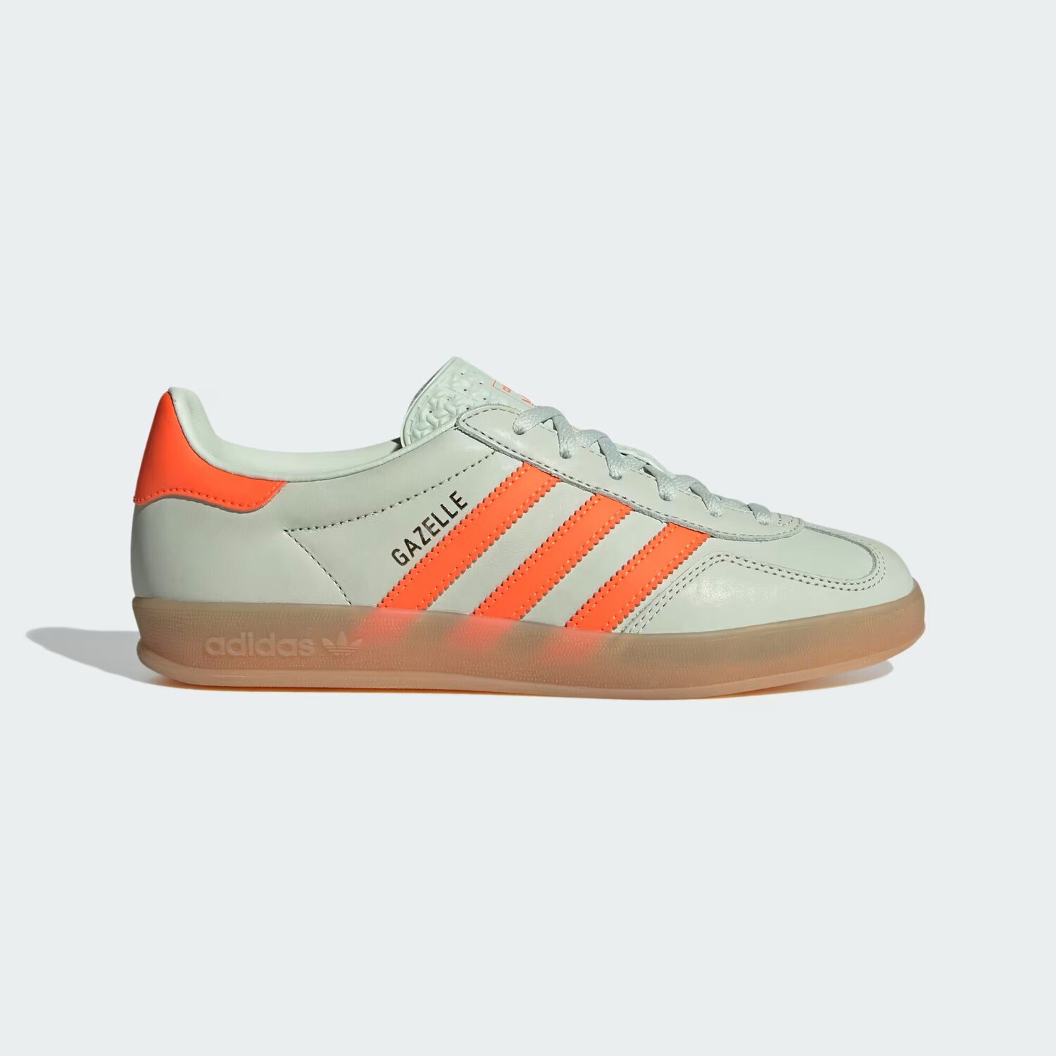 

Домашние кроссовки Gazelle Adidas, цвет Linen Green/Solar Orange/Gum