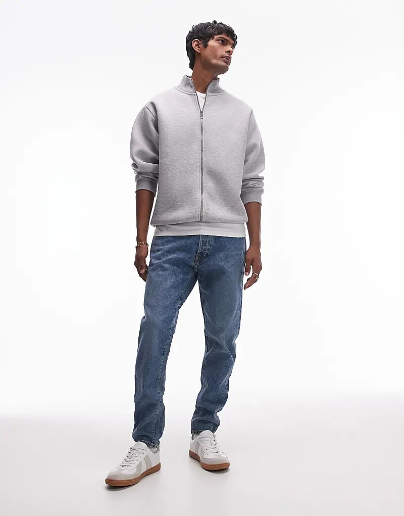 

Selected зауженные джинсы средне-синего цвета