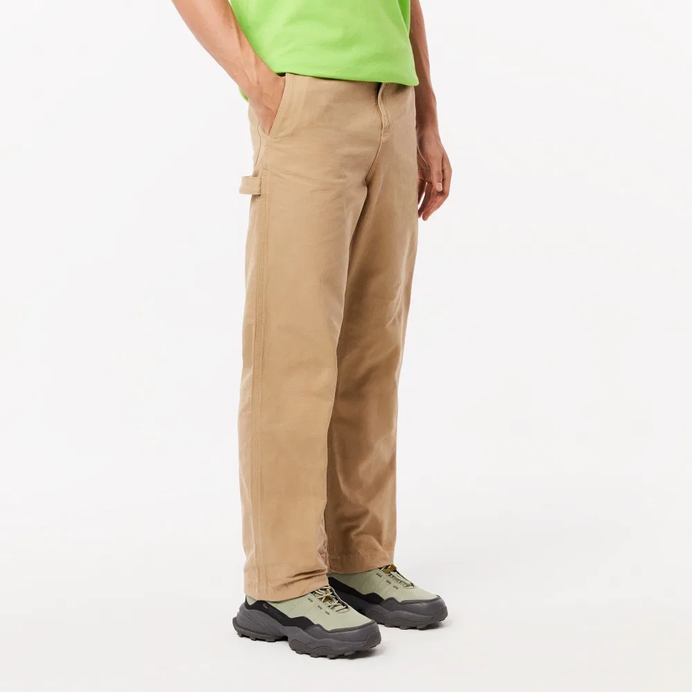 Мужские брюки-карго бежевые от Lacoste — фото 2