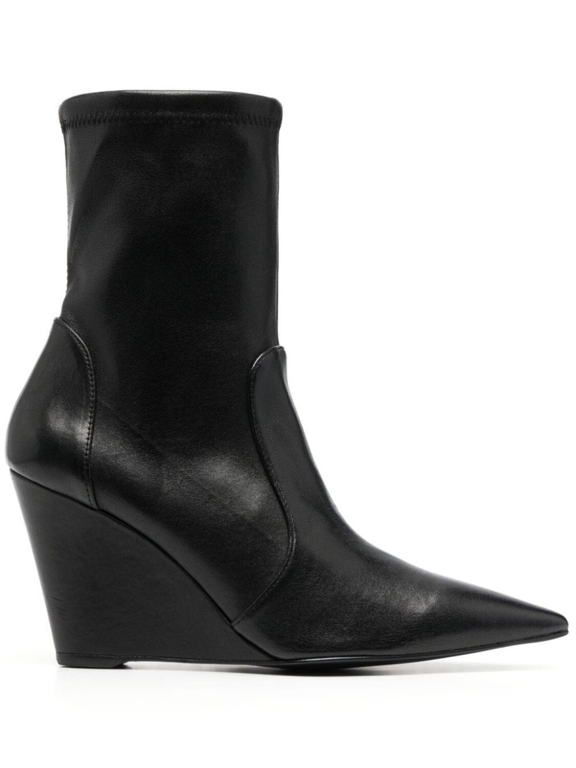 Stuart Weitzman ботильоны с заостренным носком, черный