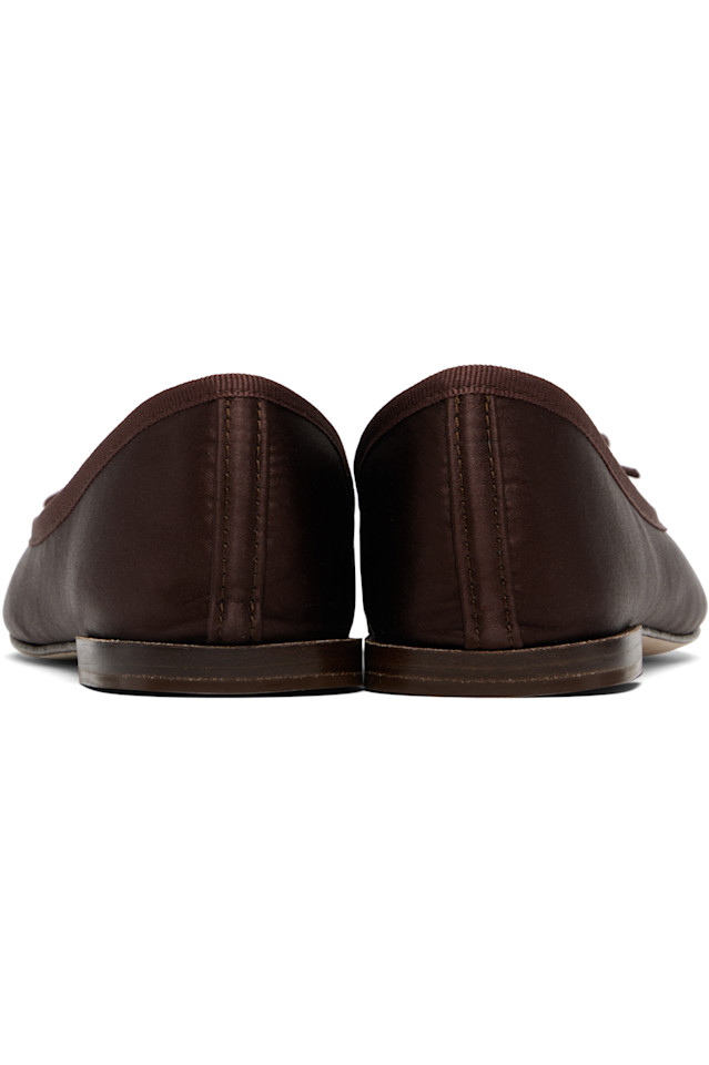 эксклюзивные балетки cendrillon коричневого цвета от Ssense Repetto, цвет deep mocha — фото 2