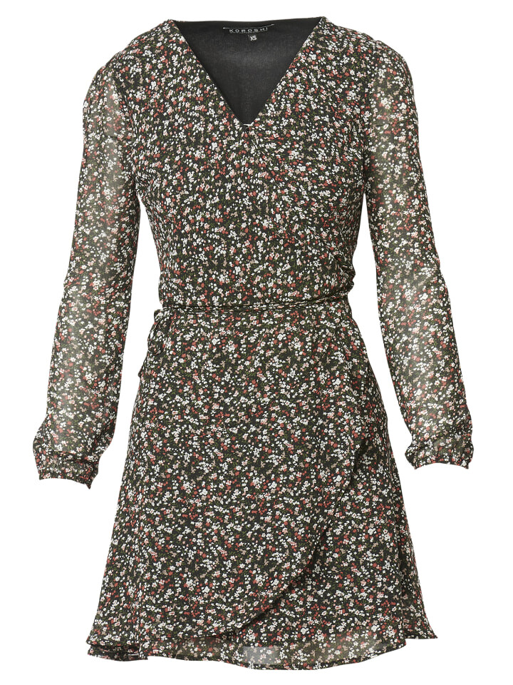 

Короткое платье KOROSHI Kleid mit langen ärmeln, красочный