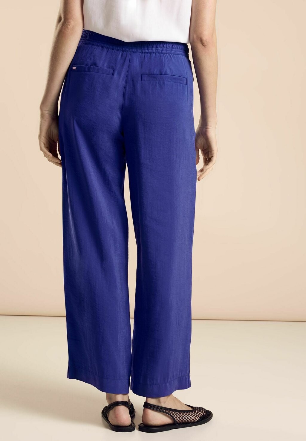 

Тканевые брюки WIDE LEG Street One, синий
