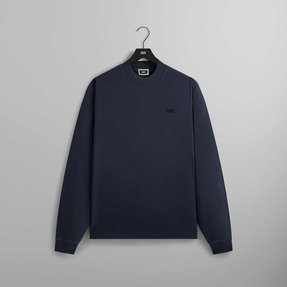 

Футболка Kith Mock Neck LAX Tee, цвет Abyss