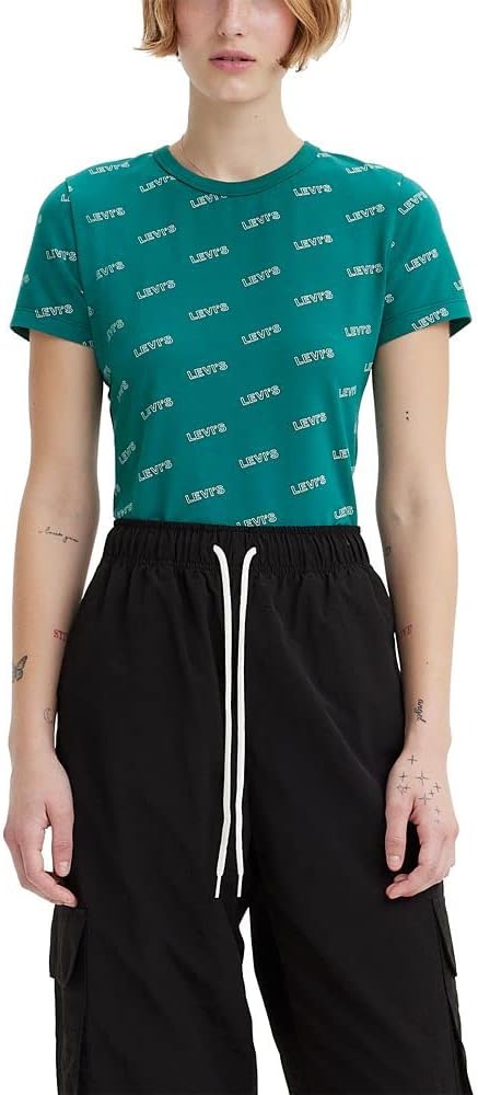 

Женская футболка с принтом Levi's (также доступна в размере Plus), (New) Jewel Green Pattern, Зеленый, Женская футболка с принтом Levi's (также доступна в размере Plus), (New) Jewel Green Pattern