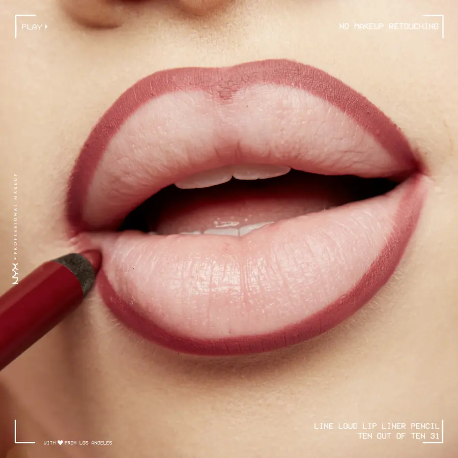 Подводка для губ NYX Professional MakeUp Line Loud Lip Pencil 5 Ten Out Of Ten — фото 3