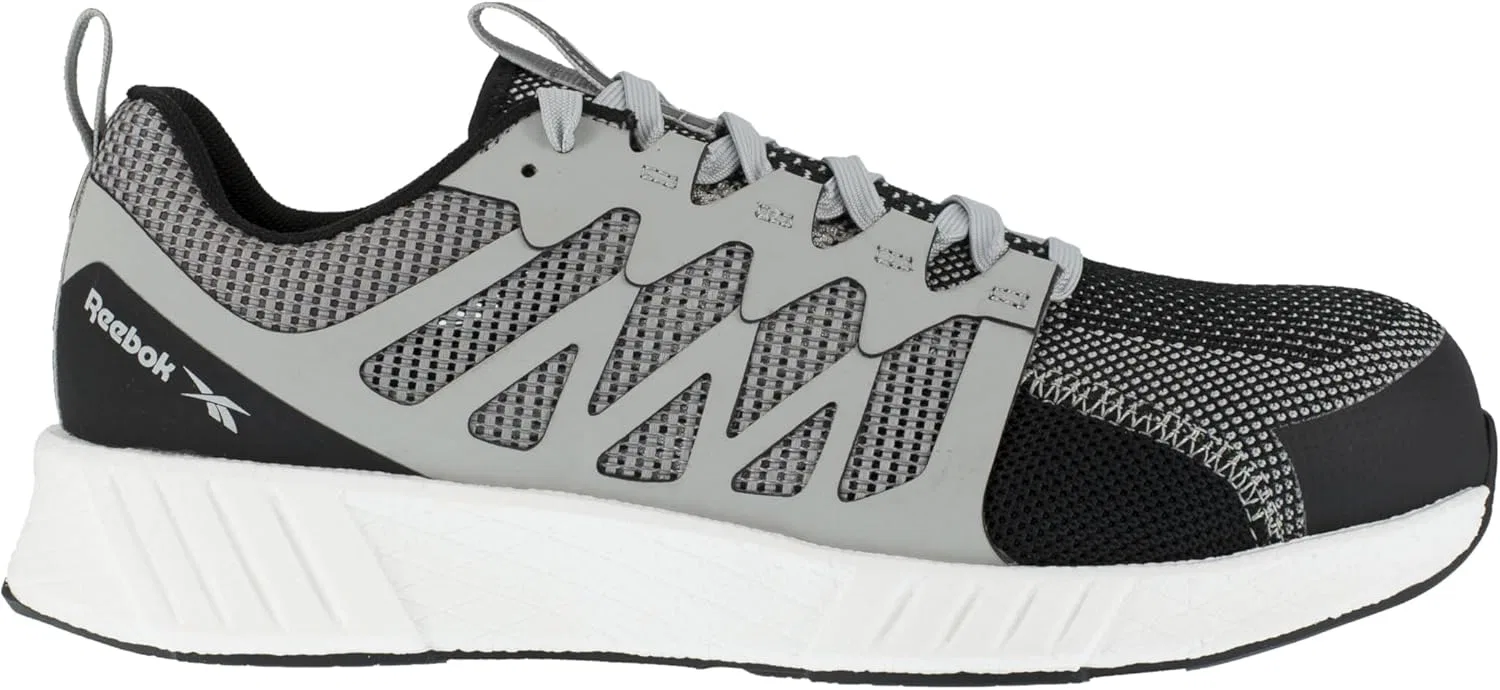 Защитные кроссовки Reebok S1P SRC с нейлоновой сеткой и черным и серым носком — фото 2