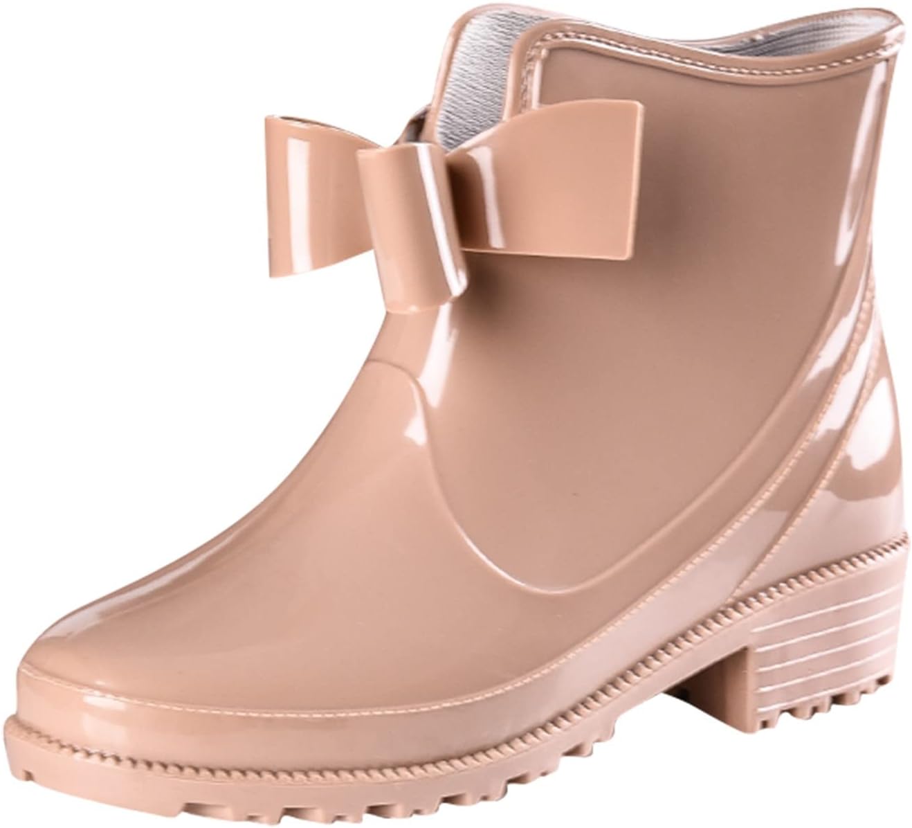 

Женские дождевые туфли Комфортные легкие ботинки до щиколотки Матовое покрытие Внешние дождевые ботинки Нескользящие зимние ботинки Мужские Generic, A