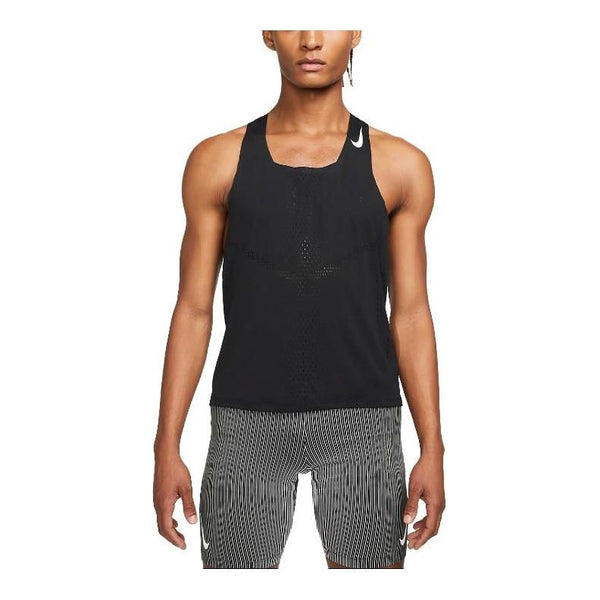 

Майка Nike Dri-FIT ADV AeroSwift Racing Running Singlet 'Black', черный