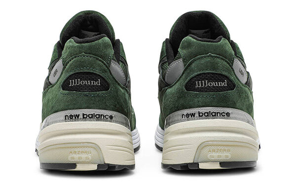Кроссовки x jjjjound 992 сделано в сша New Balance, зеленый — фото 4