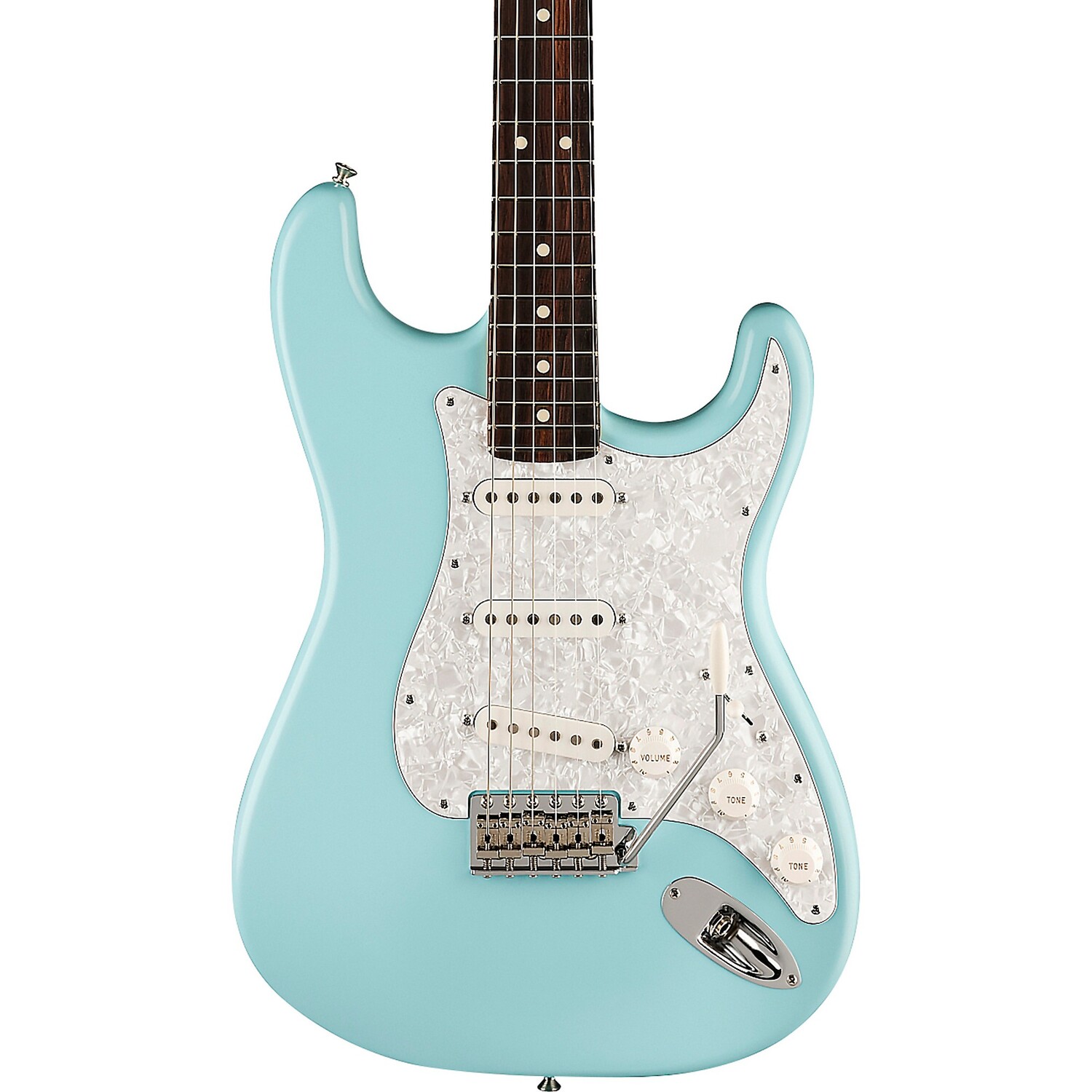 

Электрогитара Fender Cory Wong Stratocaster ограниченной серии Daphne Blue