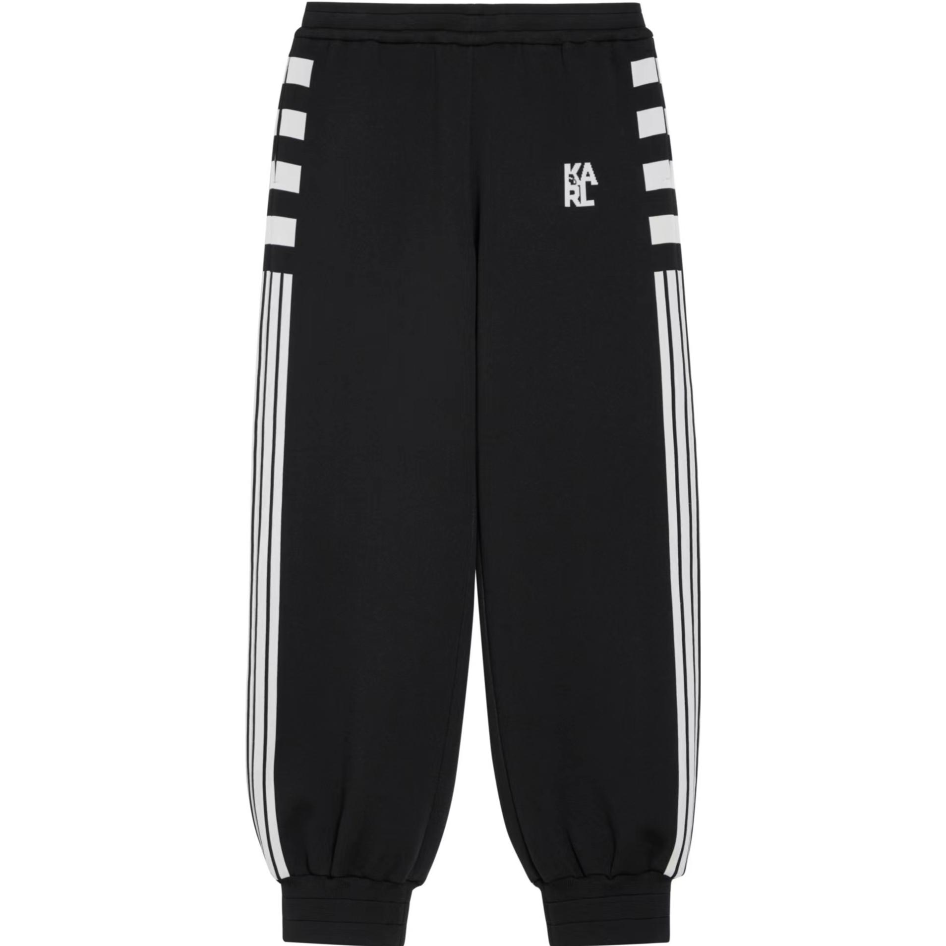 

Karl Lagerfeld / Karl Lagerfeld Jeans Мужские повседневные брюки из трикотажной ткани KARL LAGERFELD, черные