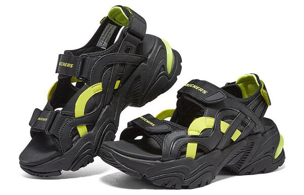 Сандалии stamina v2 'black yellow' Skechers, черный — фото 3