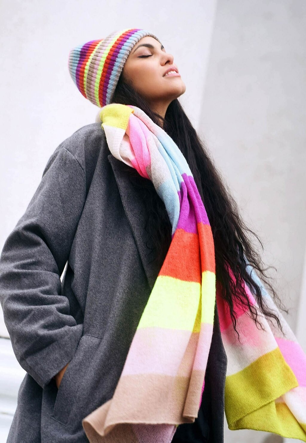 

Шарф BLOCK STRIPES FRAAS, мультиколор